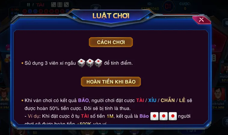 Sicbo Ironman Tại ManClub Đấu Trường Đỉnh Cao Với Tỷ Lệ Trả Thưởng Cực Kỳ Hấp Dẫn