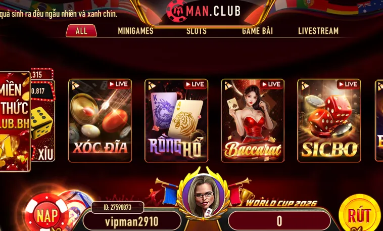 Live Casino Livestream Tại ManClub Kiến Tạo Không Gian Cá Cược Chuyên Nghiệp Đẳng Cấp Nhất
