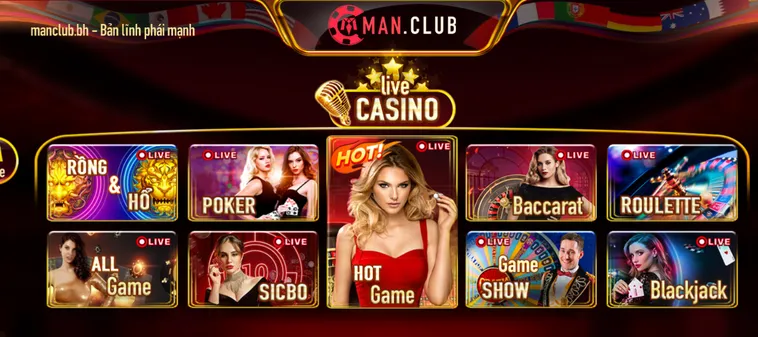 Live Casino Livestream Tại ManClub Kiến Tạo Không Gian Cá Cược Chuyên Nghiệp Đẳng Cấp Nhất