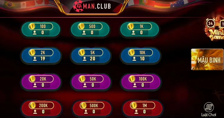 Mậu Binh Tại ManClub Sảnh Đấu Trí Đỉnh Cao Cho Những Cao Thủ Bài Lá Bản Lĩnh