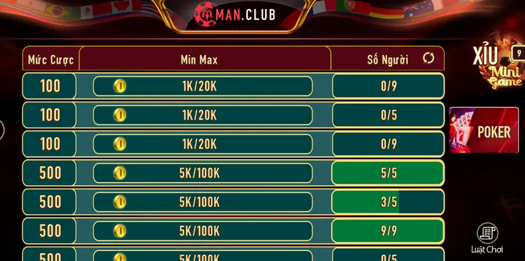 Poker Tại ManClub Sân Chơi Đấu Trí Đẳng Cấp Thế Giới Với Tỷ Lệ Thắng Khủng