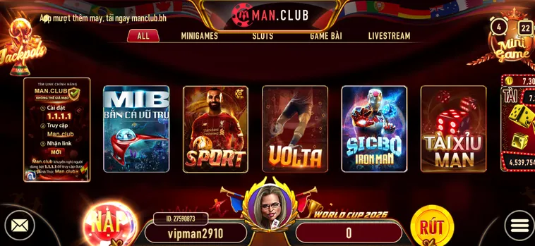 Cổng Game ManClub - Điểm Đến Đẳng Cấp Thượng Lưu Cho Phái Mạnh