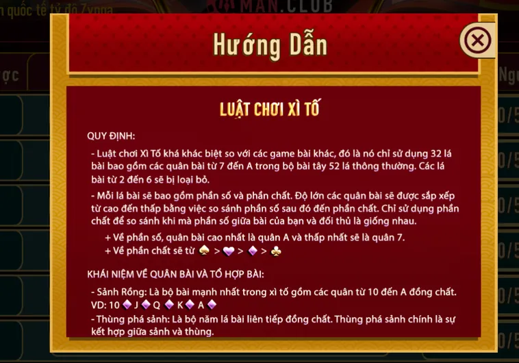 Xì Tố Tại ManClub Sân Chơi Đấu Trí Bùng Nổ Với Cơ Hội Nhận Thưởng Cực Lớn